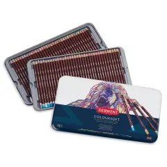 Derwent Coloursoft Pencil Set - Assorted Colors, Set of 72