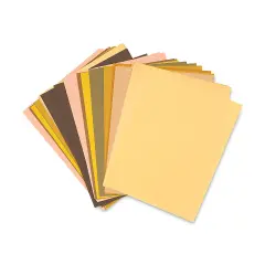 Roylco Skin Tone Craft Paper - 8-1/2" x 11", Pkg of 48 Sheets
