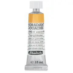 Schmincke Horadam Artist Gouache - Titanium Gold Ochre, 15 ml tube