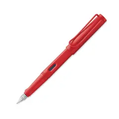 Lamy Safari Fountain Pen - Strawberry. Extra-Fine