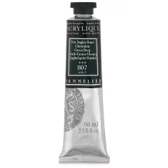 Sennelier Extra-Fine Artist Acryliques - Chromium Green Deep, 60 ml tube