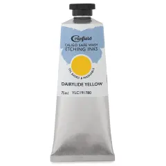 Cranfield Caligo Safe Wash Etching Ink - Diarylide Yellow, 75 ml Tube