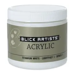 Blick Artists' Acrylic - Titanium White, 16 oz jar