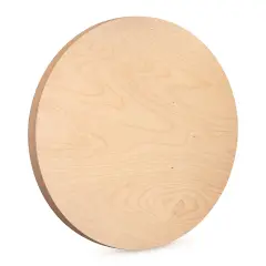American Easel Cradled Round Birch Painting Panel - 20" Dia. x 7/8" D