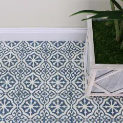 Bohemian Tile Floor and Patio Stencil