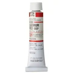 Holbein Artists' Oil Color - Cadmium Red Deep, 20 ml tube