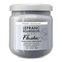 Lefranc & Bourgeois Flashe Vinyl Paint - 400 ml, Iridescent Silver