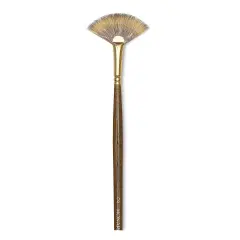 Winsor & Newton Monarch Mongoose Brush - Fan, Long Handle, Size 2