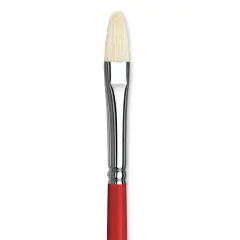 Da Vinci Maestro 2 Hog Bristle Brush - Short Filbert, Long Handle, Size 5