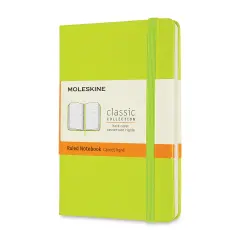 Moleskine Classic Hardcover Notebook - Lemon Green, Ruled, 5-1/2" x 3-1/2"