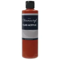 Chromacryl Fluid Acrylic - Red Oxide, 250 ml