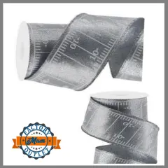 Football Yard Line Ribbon Silver Original - MFO