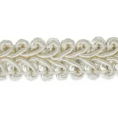 20 yards of Alice Classic Woven BraidTrim | 20 yard cut Ivory
