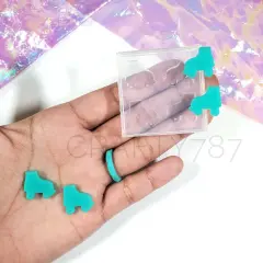 Roller Skates 2 Pairs Silicone Mold(B12)
