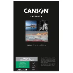 Canson Infinity Arches Aquarelle Rag Inkjet Paper - 11" x 17", 310 gsm, Package of 25