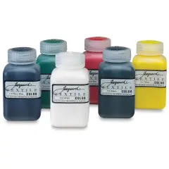 Jacquard Textile Color Set - 8 oz Jars, Set of 6