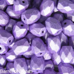 Baros Par Puca&reg;, Czech glass bead, Metallic Matte Purple, 10 grams