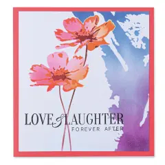 Sizzix Making Tool Layered Stencil 6"X6" By Olivia Rose-Flowers