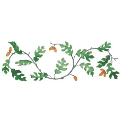 Leaf and Acorn Design Wall Stencil | 2622 by Designer Stencils | Floral Stencils | Reusable Art Craft Stencils for Painting on Walls, Canvas, Wood | Reusable Plastic Paint Stencil for Home Makeover | Easy to Use & Clean Art Stencil