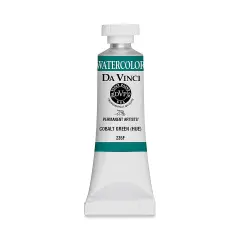 Da Vinci Artists' Permanent Watercolor - Cobalt Green Hue, 15 ml tube