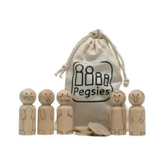 Animal Peg Doll Set by Pegsies&trade;