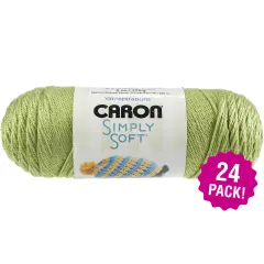 Multipack of 24 - Caron Simply Soft Collection Yarn-Pistachio