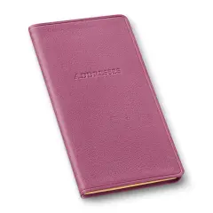 Gallery Leather Pocket Address Book - 6" x 3.25" Camden Orchid