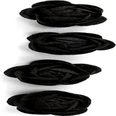 Jolee's Boutique Black Felt Rose Dimensional Stickers