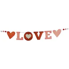 Northlight 5' Glittered "Love" Valentine's Day Wall Banner Decoration Red