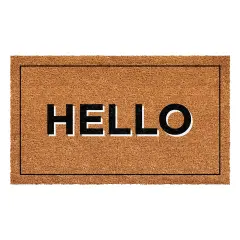 Calloway Mills Hello With Border Doormat