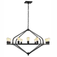 Illumina 12 light Bronze Pendant