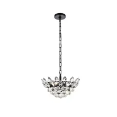 Emilia 14 inch pendant in black
