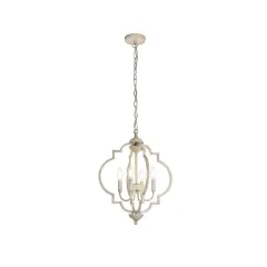 Sandara 4 lights pendant in weathered dove