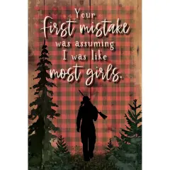 Dexsa Your First Mistake Wood Plaque with Easel and Hangar