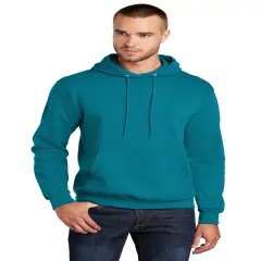 Port & Company&reg; Core Fleece Pullover Hooded Sweatshirt Teal