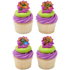 Teenage Mutant Ninja Turtles Turtle Power Cupcake Rings, 12ct