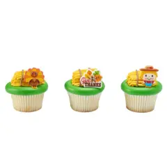 Harvest Friends Cupcake Rings, 12ct