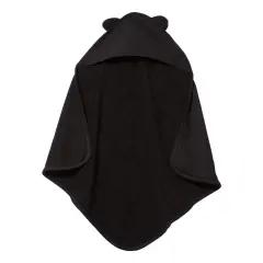 Baby - Toddler Hooded Towel with Ears, Various Colors by Rabbit Skins&reg; Black