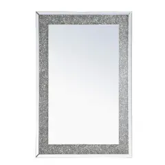 31.5 Inch Rectangle Crystal Mirror In Clear Finish