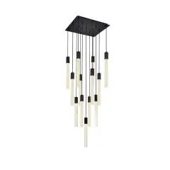 Weston 13 lights pendant in black