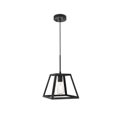 Resolute 1 light black Pendant