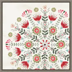 Festive Season IX by Dina June Canvas Art Framed