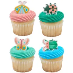 Be Wild Cupcake Rings, 12ct