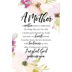 Dexsa A Mother Seems Woodland Grace Series 6" x 9" Wood Plaque with Easel