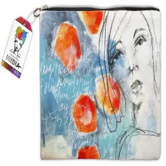 Dina Wakley Media Printed Pouch-9"X12"
