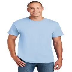 Gildan&reg; Dryblend Short Sleeve Men&rsquo;s Crewneck Tee Light blue