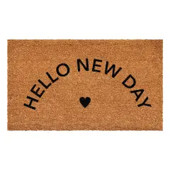 Calloway Mills Hello New Day Black Doormat