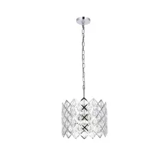 Lyla 13 inch pendant in chrome
