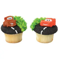 Cars Mater & McQueen Cupcake Rings, 12ct