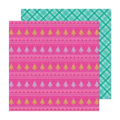 Paige Evans Sugarplum Wishes Double-Sided Cardstock 12"X12"
